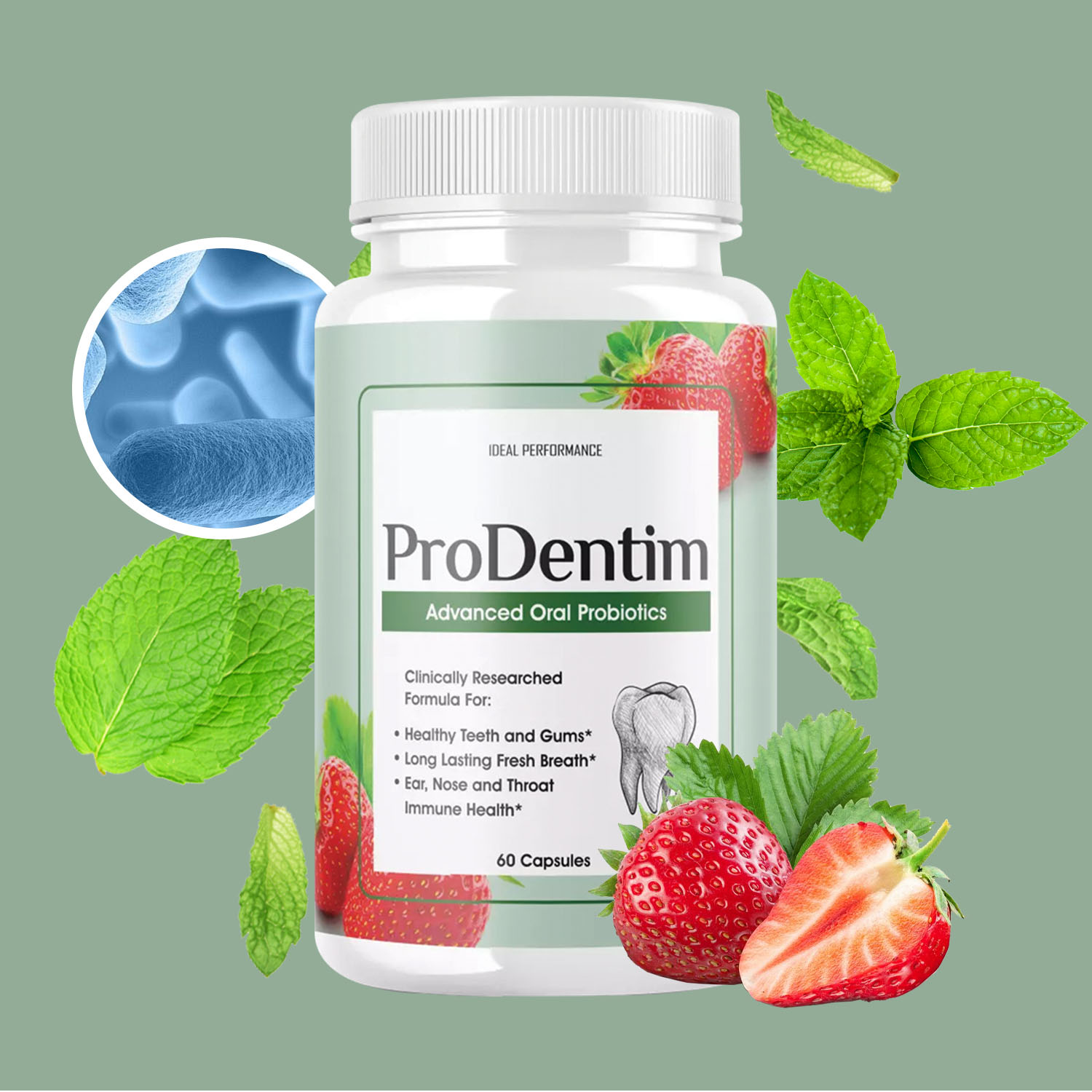 Digestive Enzyme Blend - Probiotiques buccaux avancés - Refresca l'haleine,