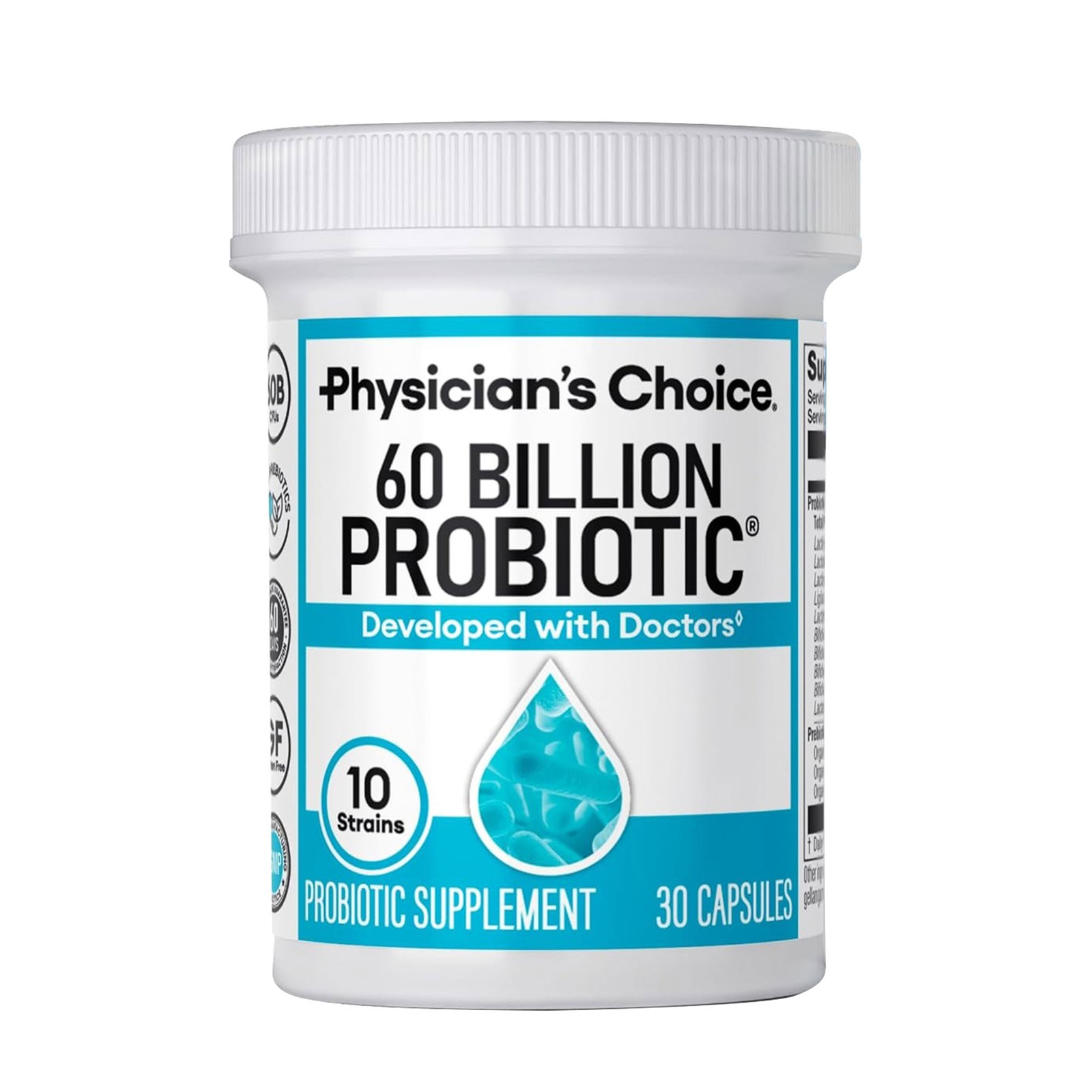 Digestive Enzyme Blend - Probiotiques 60 milliards d'UFC - Multi-enzymes,
