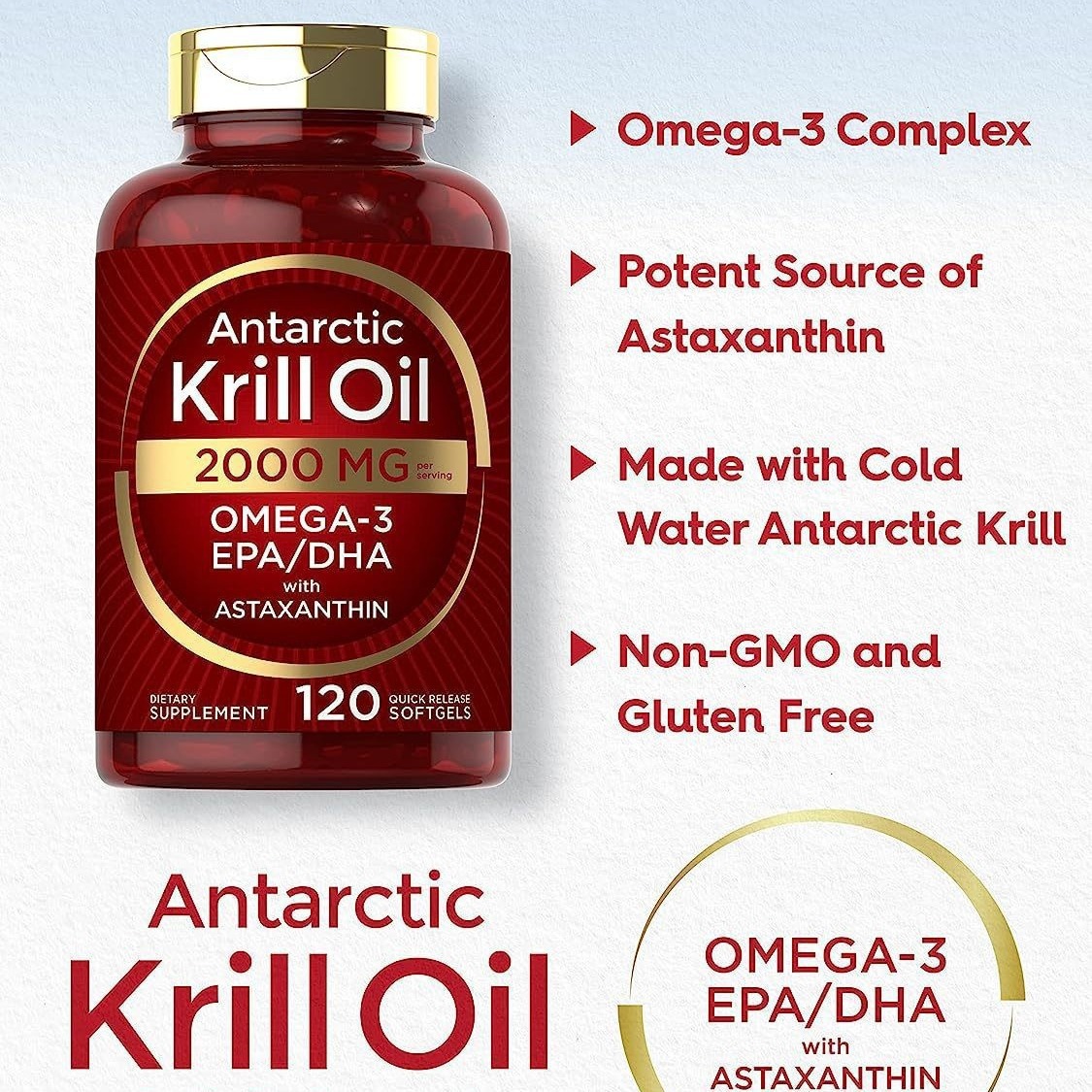 Nutrition Of Fitness - Les capsules molles d'huile de Krill