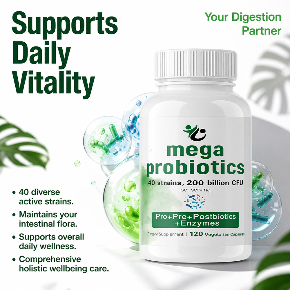 Probiotiques 200 milliards d'U - Digestive Enzyme Blend avis et prix