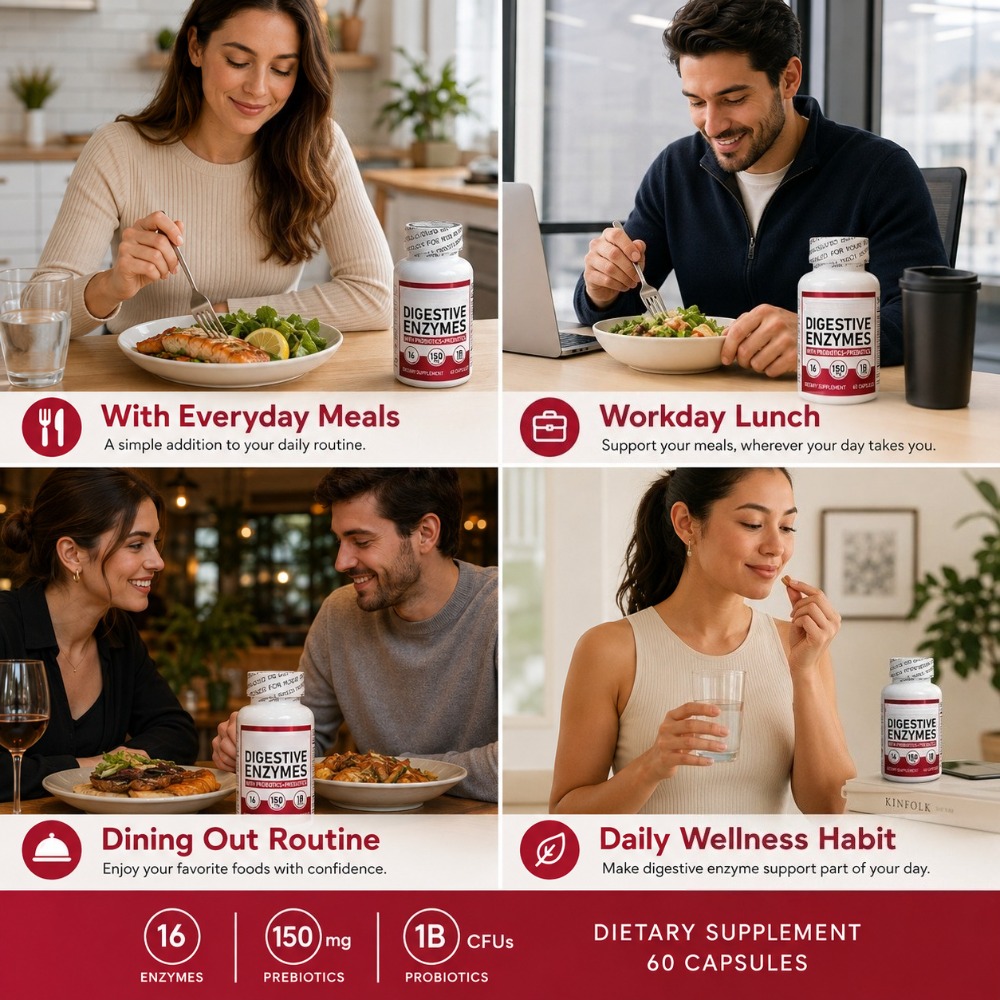 Enzymes digestives avec 1 mill - Digestive Enzyme Blend avis et prix