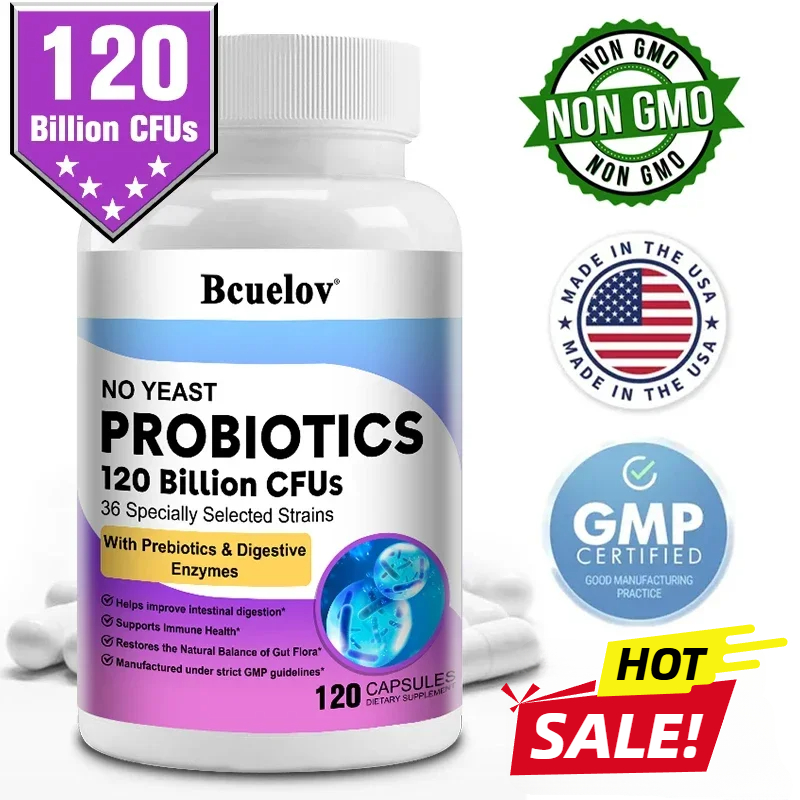 Probiotiques 120 milliards CFU - Digestive Enzyme Blend avis et prix